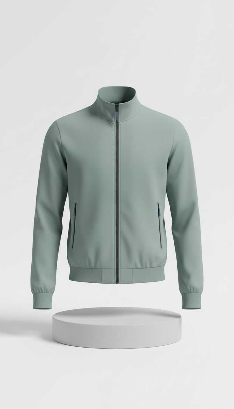 Sage Mist Tailored Track Jacket