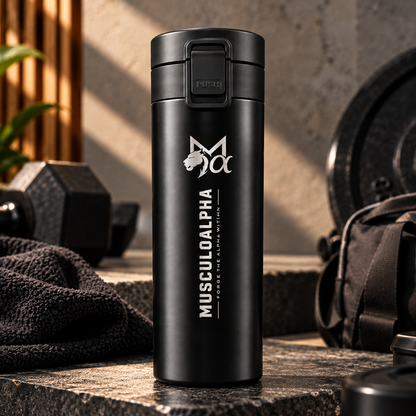 Alpha Brew Coffee Tumbler ( Black )